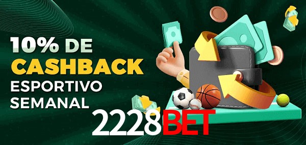 10% de bônus de cashback na 2228BET